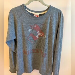 HOMAGE Ohio State Buckeyes Classic Gray Sweatshirt